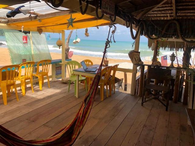 Beach Shack Chalet - Garden View Aframe Big Unit Kampong Juara 外观 照片